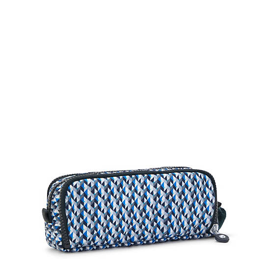 Plecaki Kipling Gitroy Klasyczne Printed Pencil Case Niebieskie | PL 1316IL